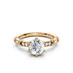 Affinité – Woven Knot Solitaire Engagement Ring