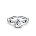 Affinité – Woven Knot Solitaire Engagement Ring