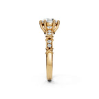 Affinité – Woven Knot Solitaire Engagement Ring