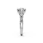 Affinité – Woven Knot Solitaire Engagement Ring