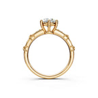 Affinité – Woven Knot Solitaire Engagement Ring