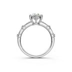 Affinité – Woven Knot Solitaire Engagement Ring